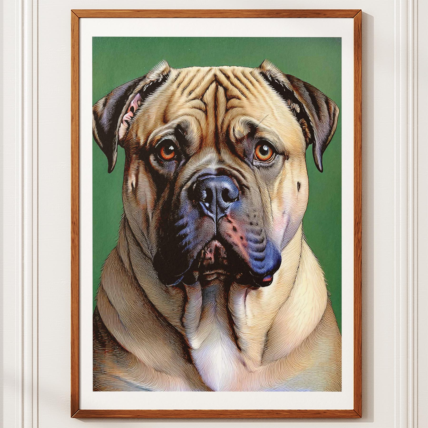 Bullmastiff Green Painted Series image 10