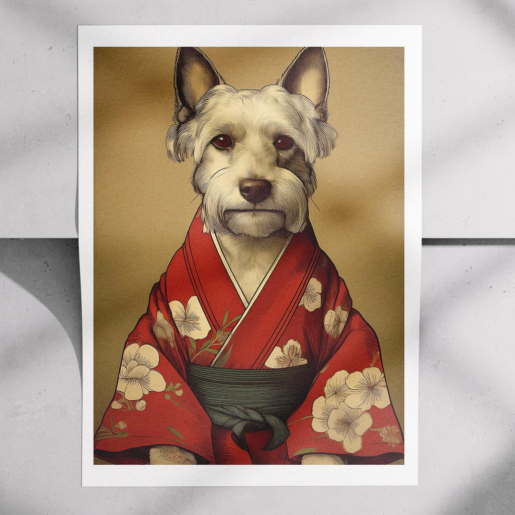 Scottish Terrier Japanse Kimono Dog Series image 7