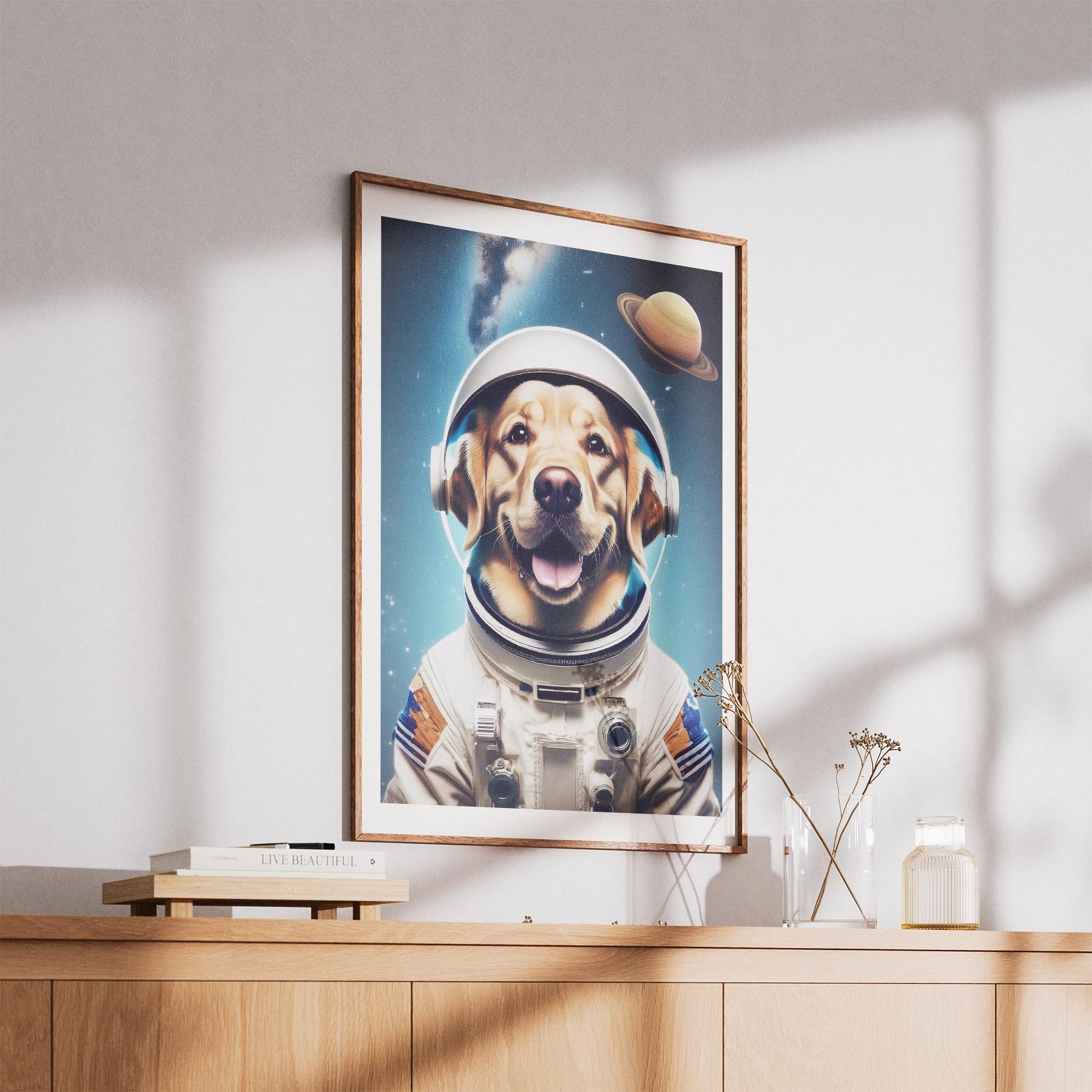 Golden Retriever Astronaut Dog Series image 5