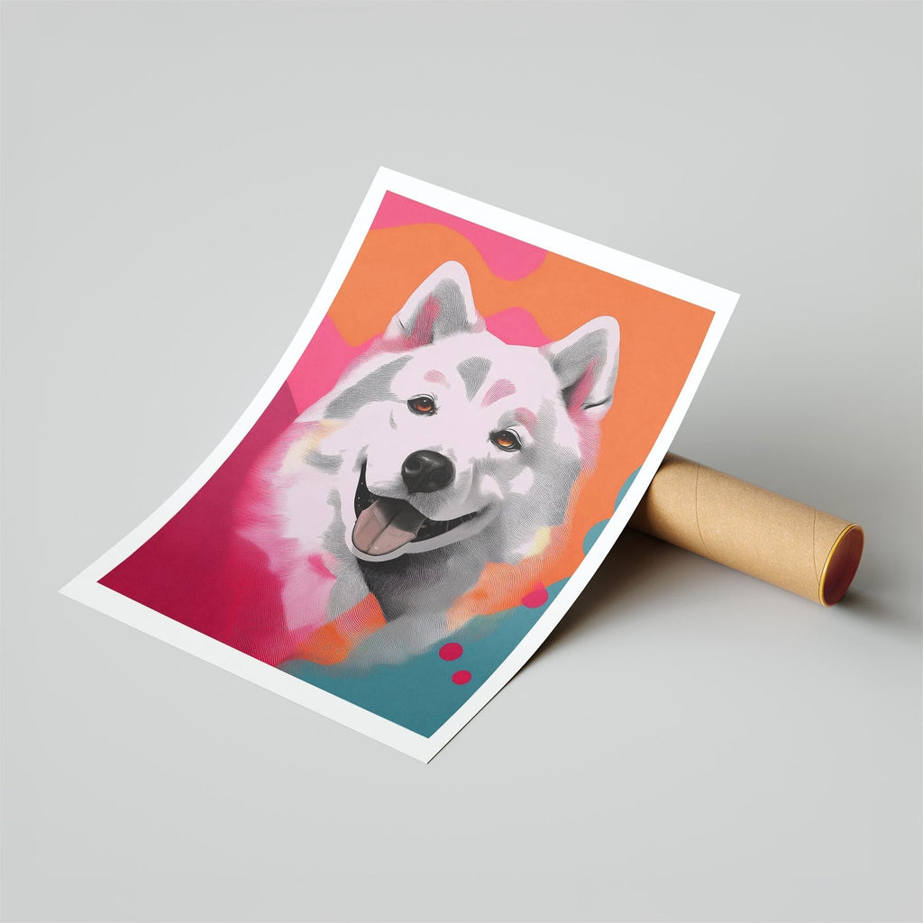 Samoyed Modern Pop Dog Series image 6
