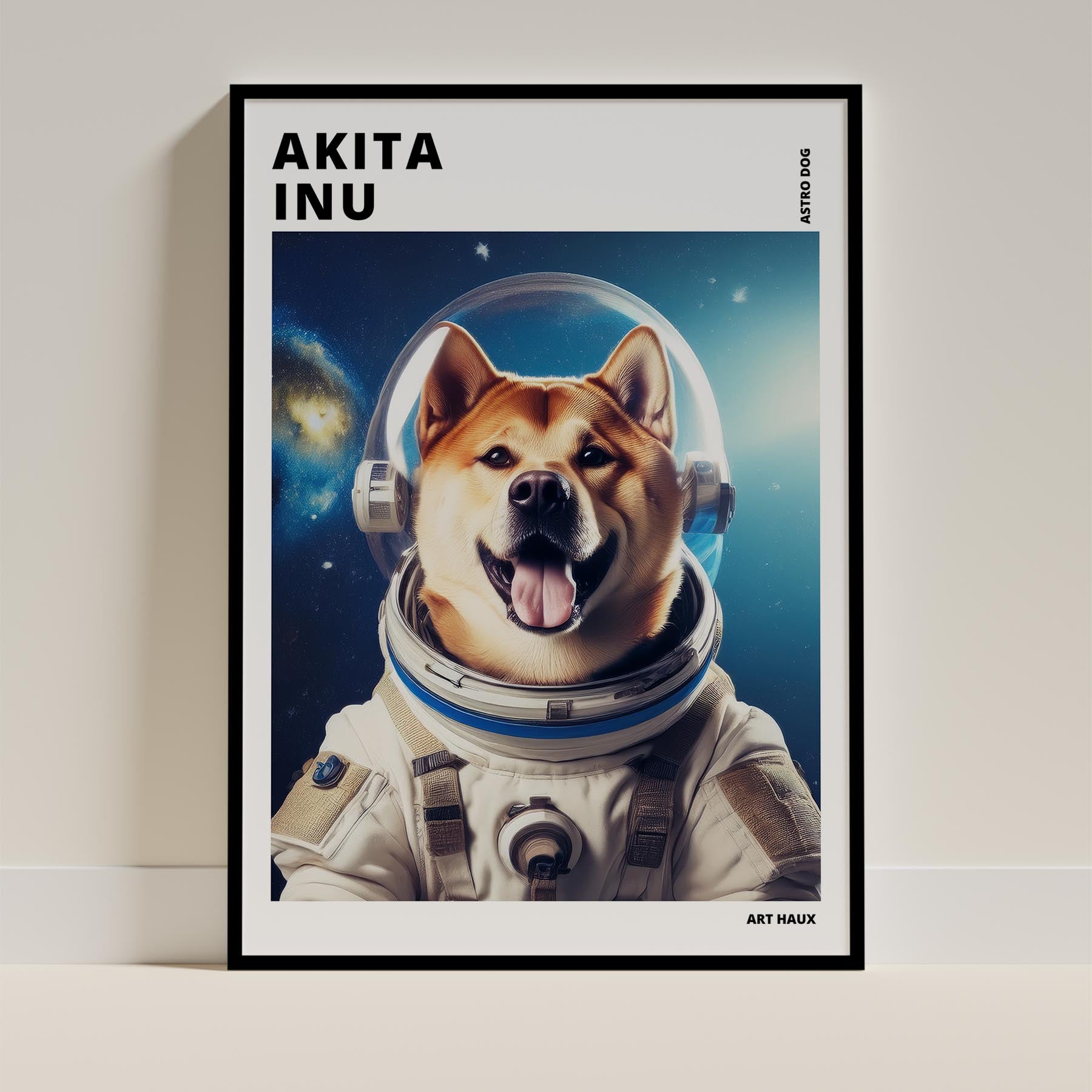 Akita Dog Art Print Unframed | 7 Unique Designs | Wall Art Gift for Dog Lovers - Image 7 | Dogsy & Co