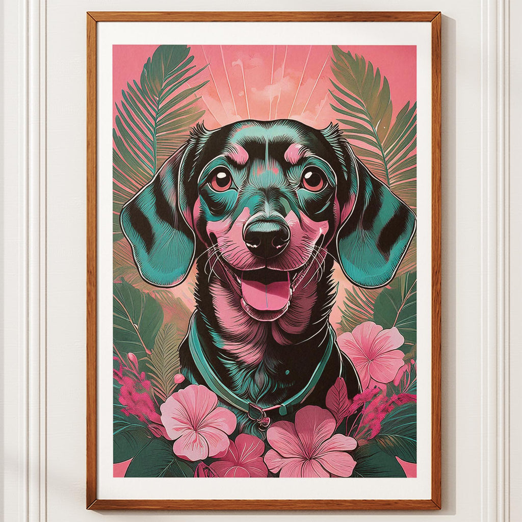 Dachshund Flowery Dog image 10