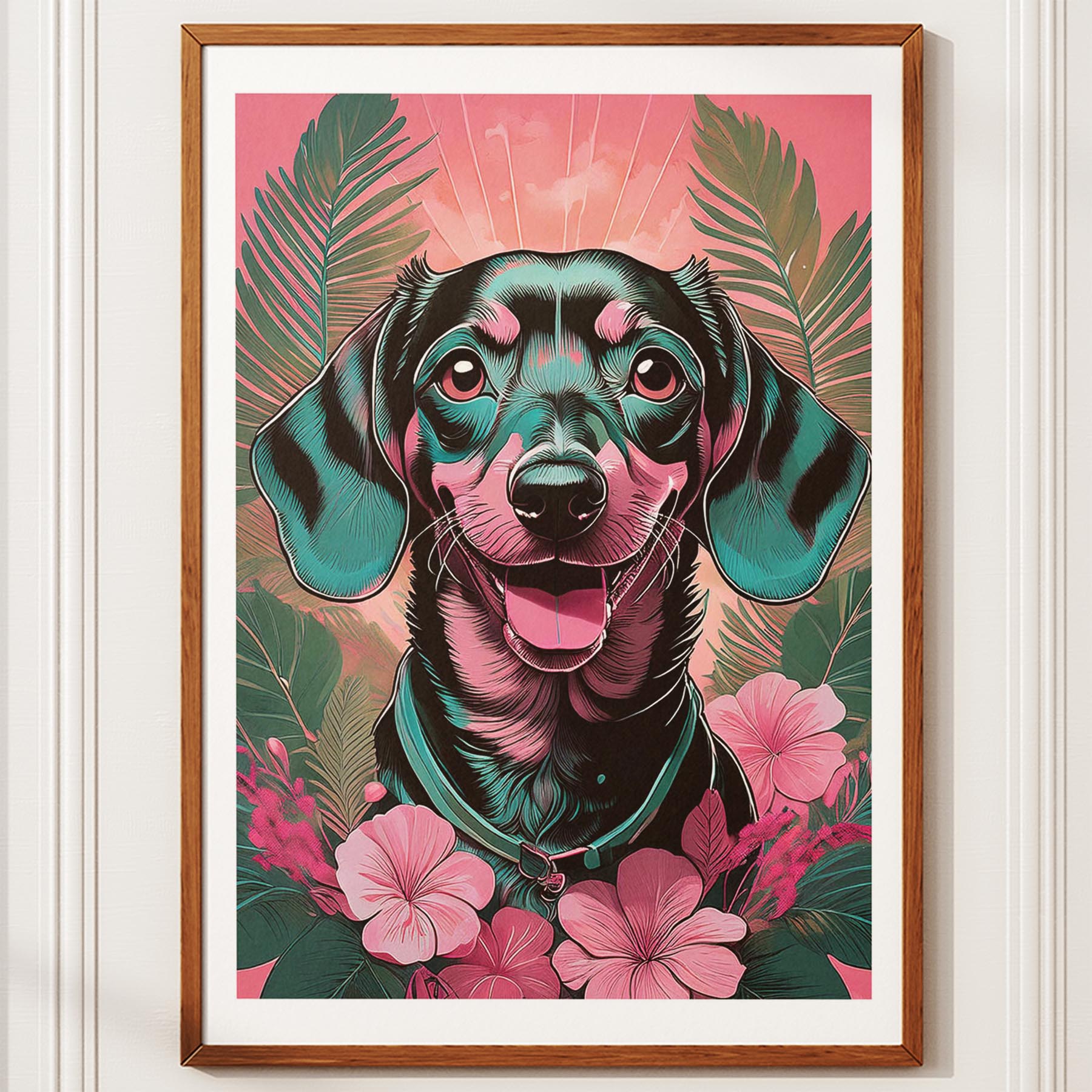 Dachshund Flowery Dog image 10