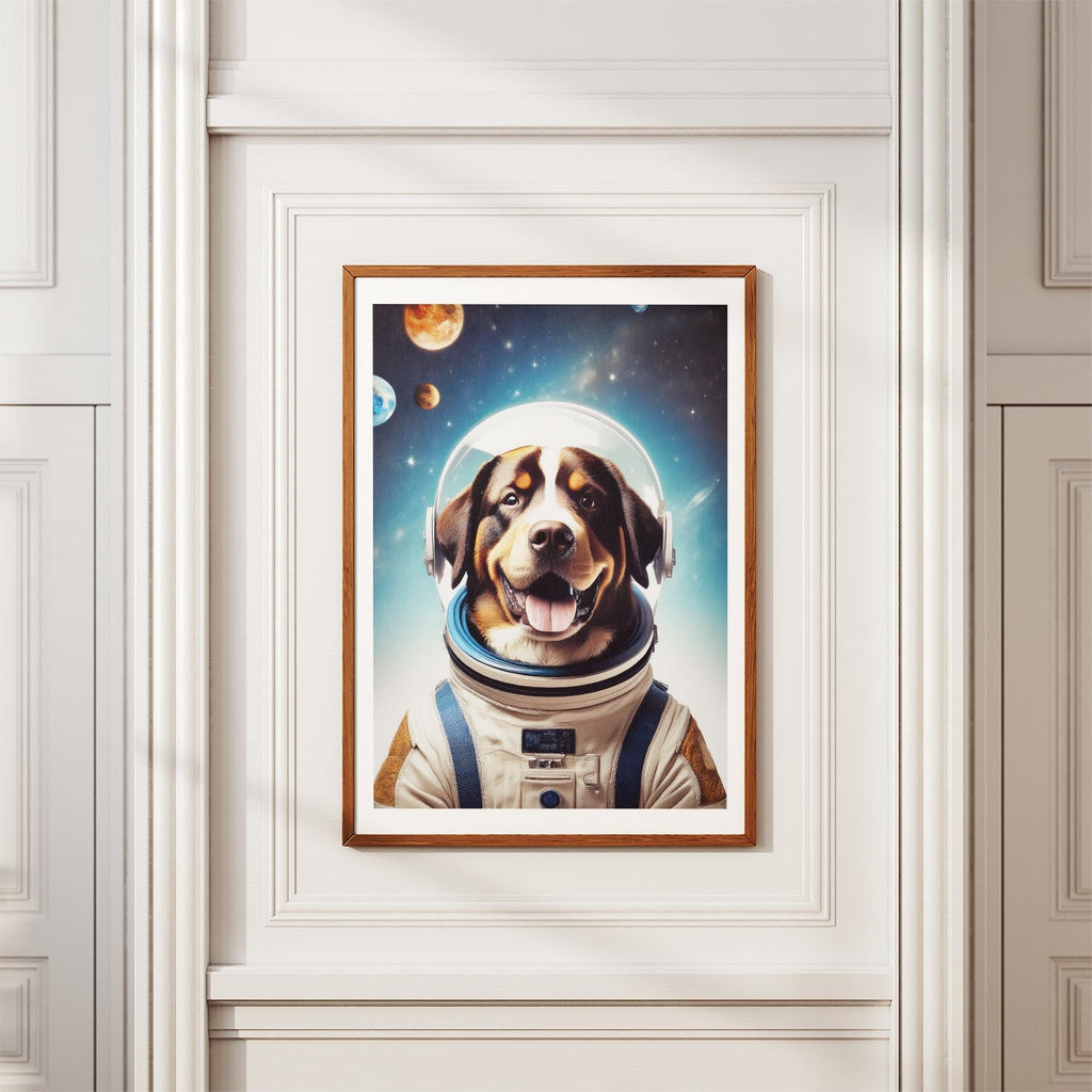 Bernese Mountain Dog Astronaut Dog Series image 3