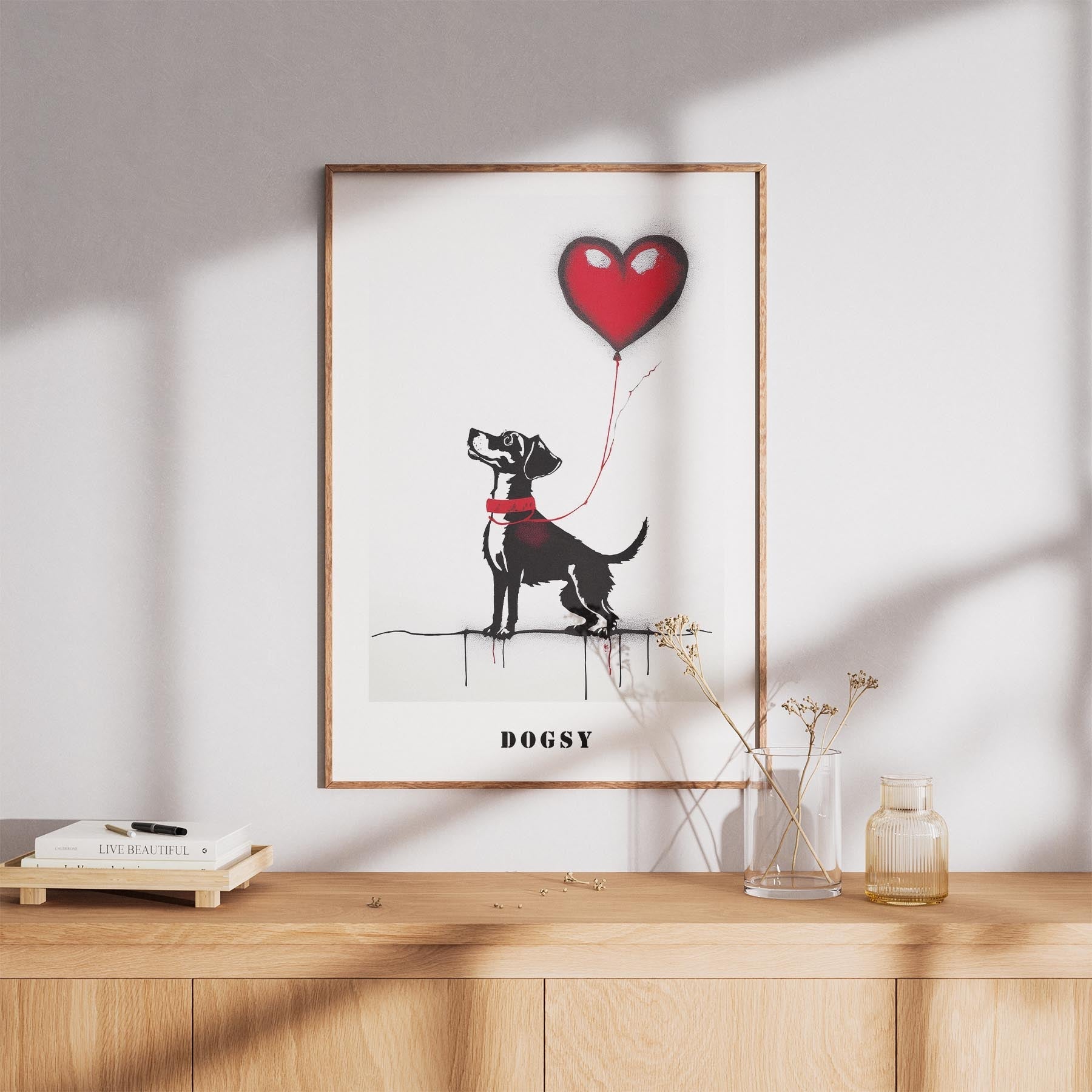 Jack Russell DOGSY Series inspired by the Art of Banksy with text Dogsy image 8