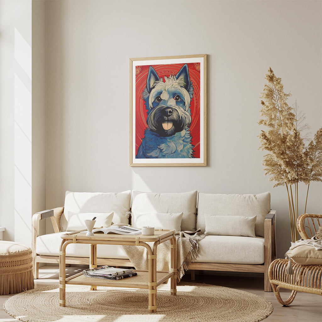 Scottish Terrier Hokusai Japanese Inspired Dog Series image 2