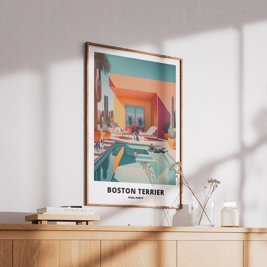 Boston Terrier Pool Party image 6