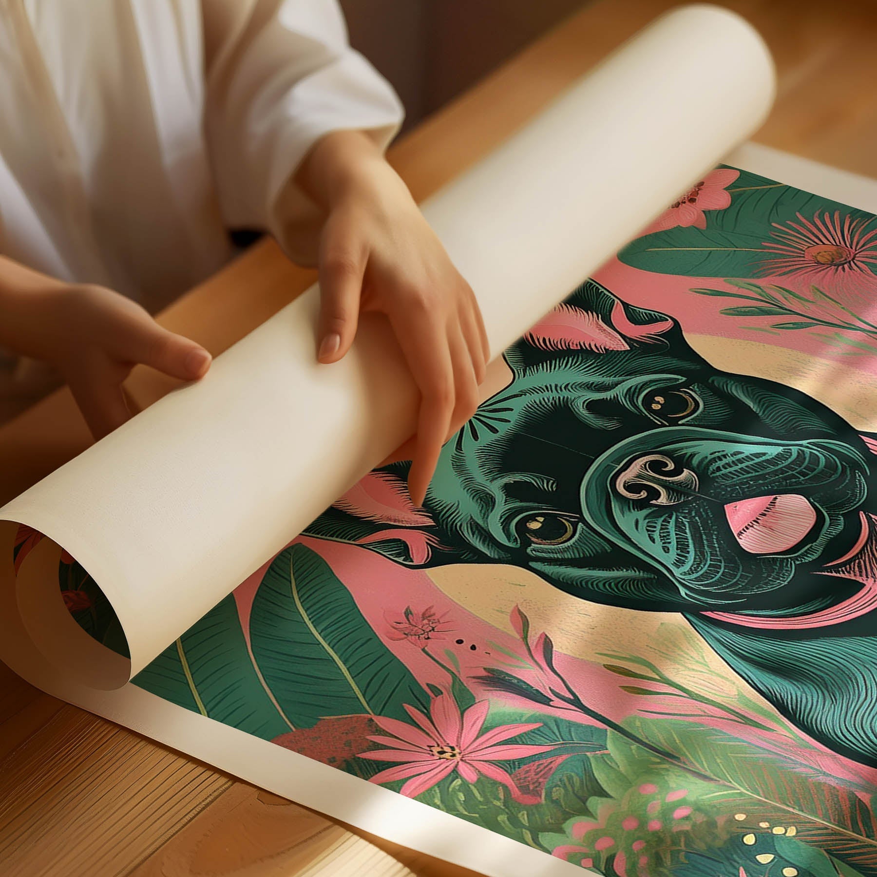 French Bull Dog Flowery Dog image 1