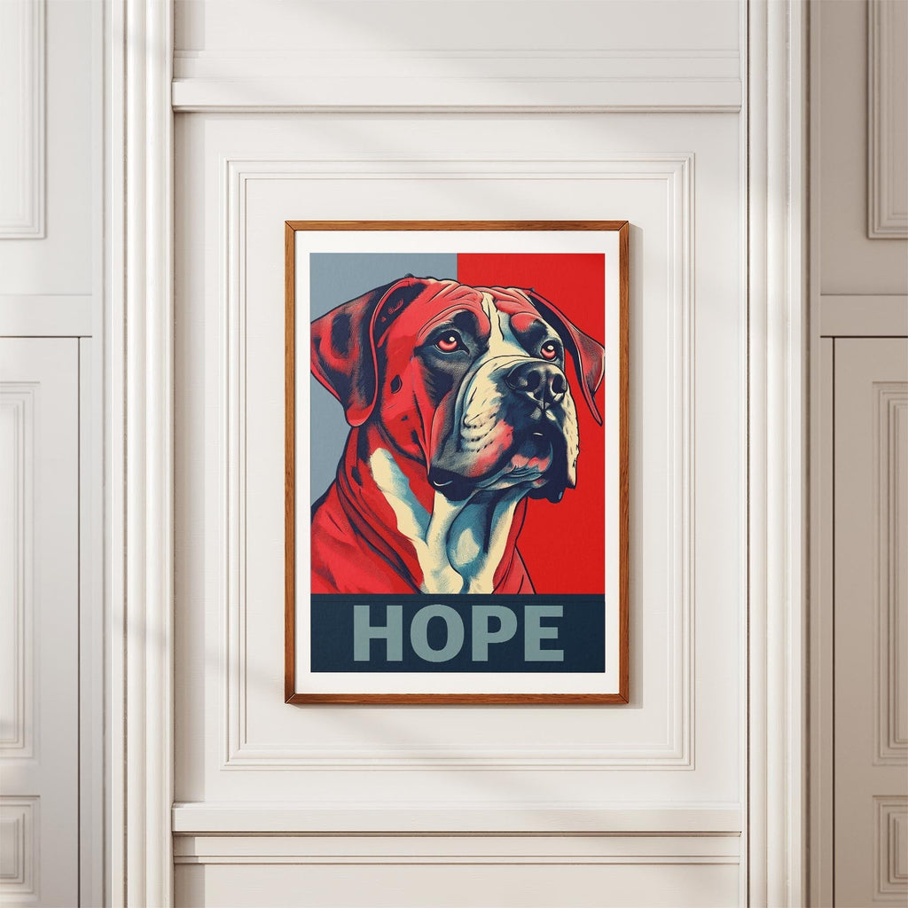 Dogue de Bordeaux HOPE Series Inspired by the Obama Poster image 3