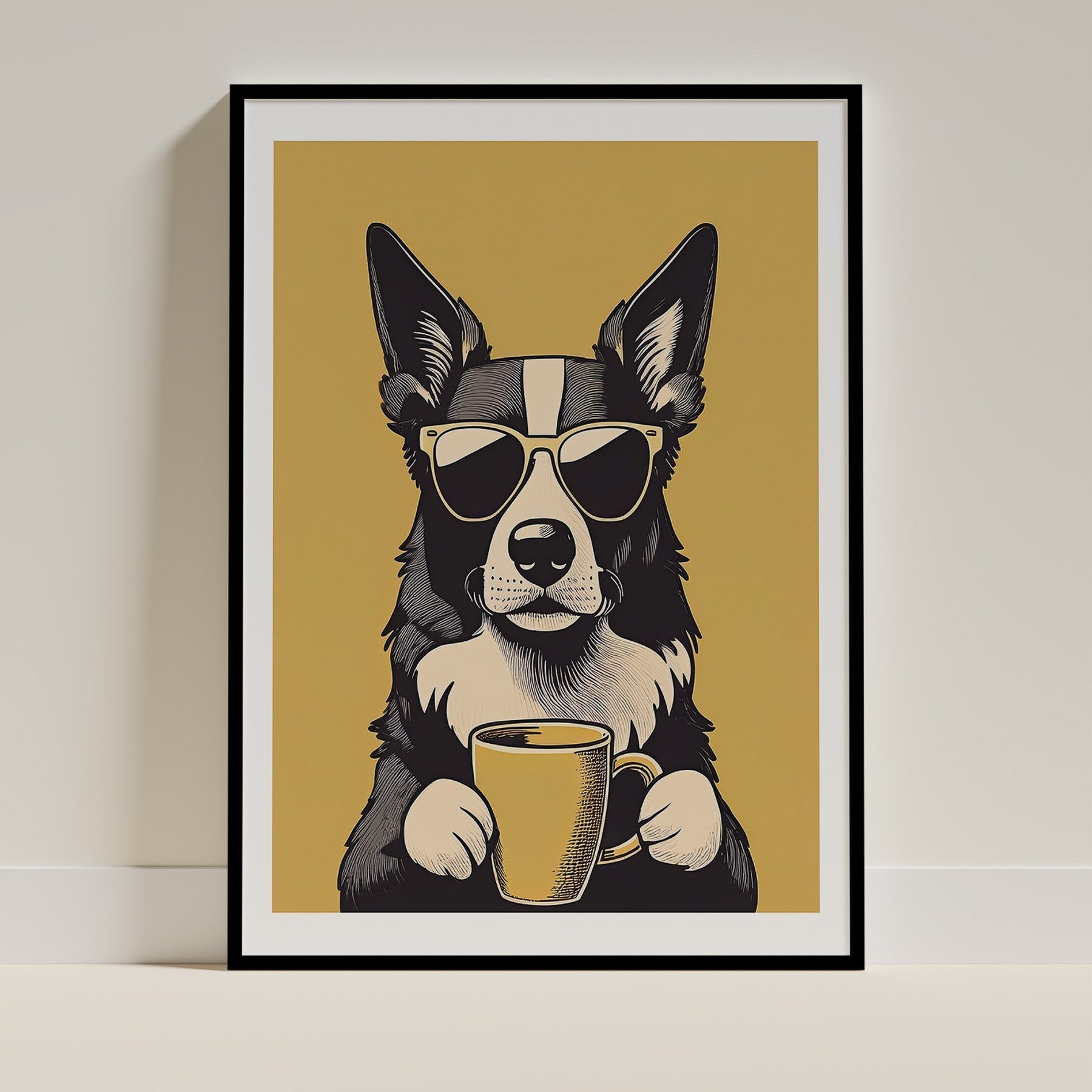 Border Collie Dog Art Print Unframed Vol 2 | 11 Unique Designs | Wall Art Gift for Dog Lovers - Image 10 | Dogsy & Co