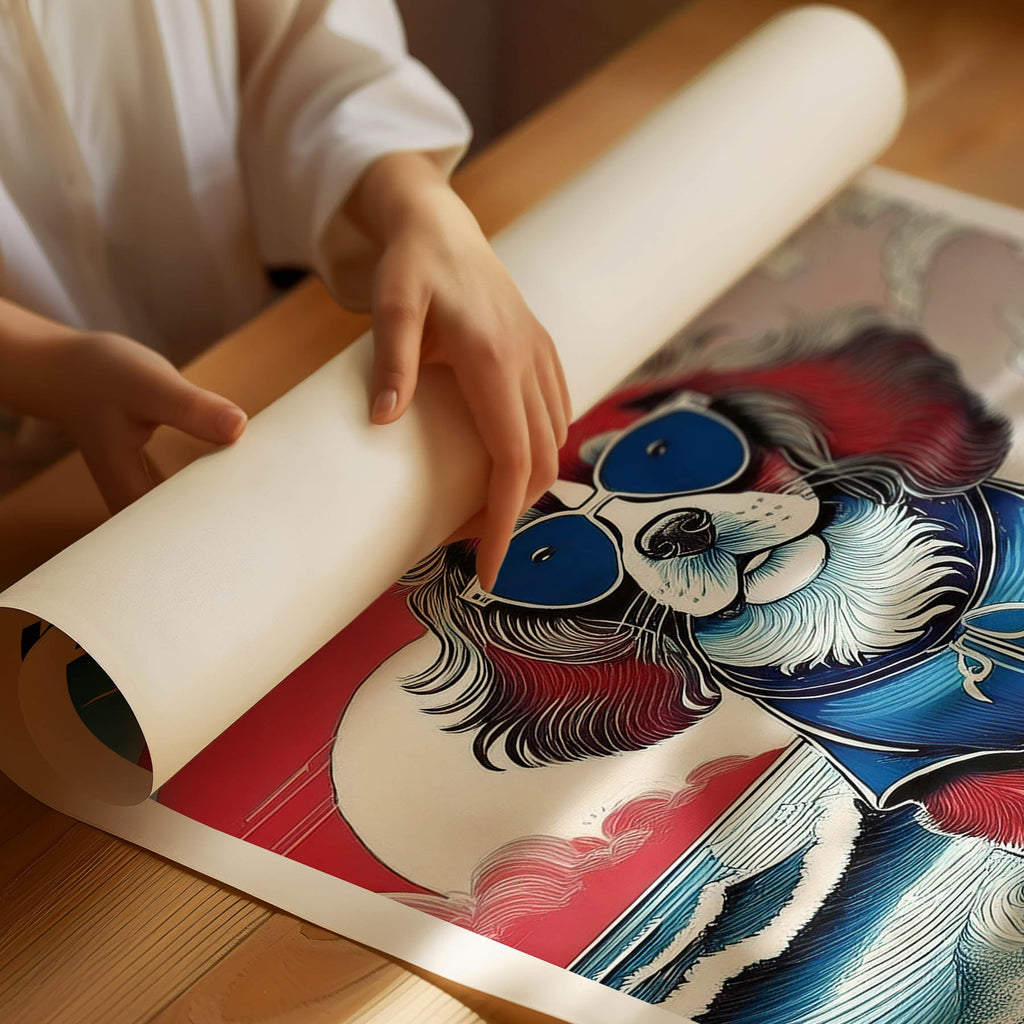 Cavalier King Charles Spaniel Hokosai Surfer Dogs 1 image 3