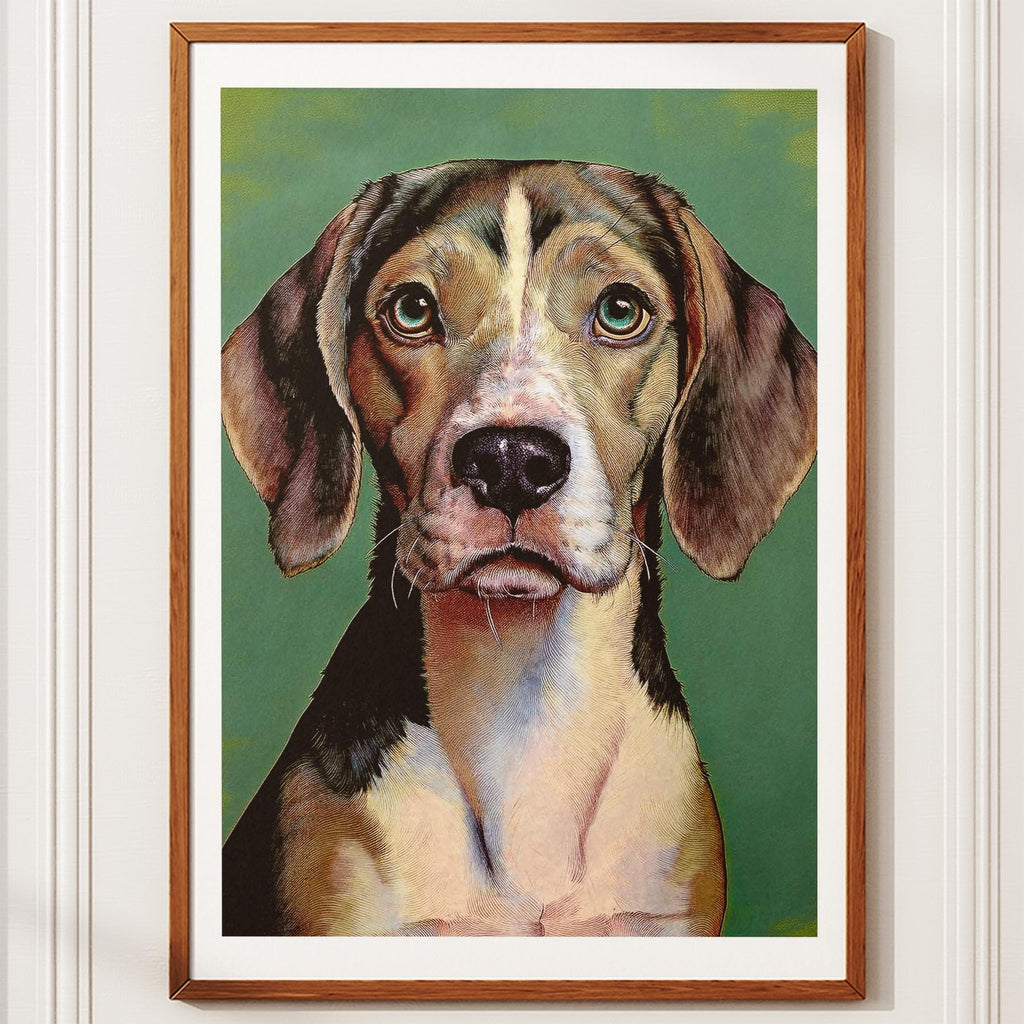 Beagle Green Painted Series image 10