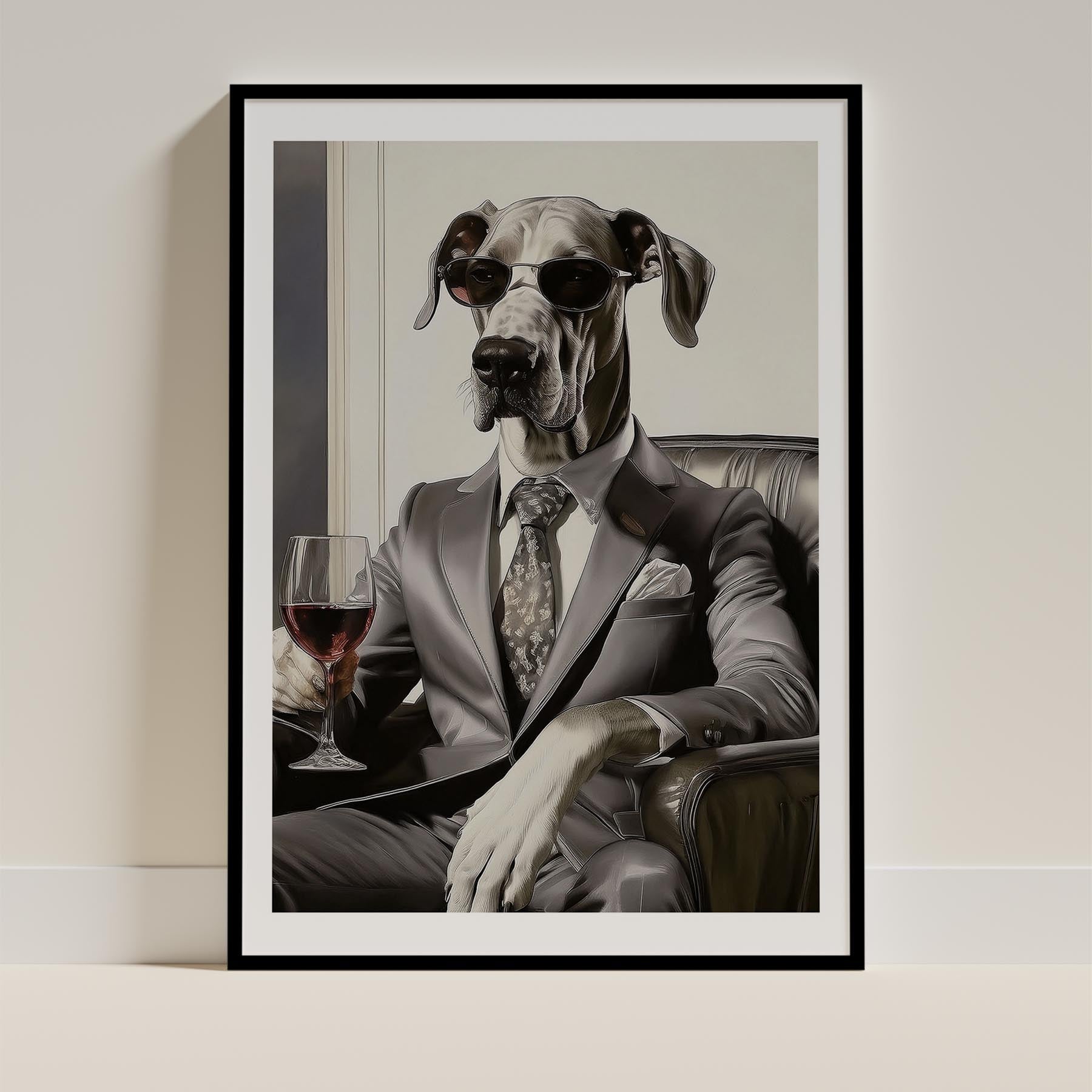 Great Dane Dog Art Print Unframed Vol 1 | 11 Unique Designs | Wall Art Gift for Dog Lovers - Image 6 | Dogsy & Co
