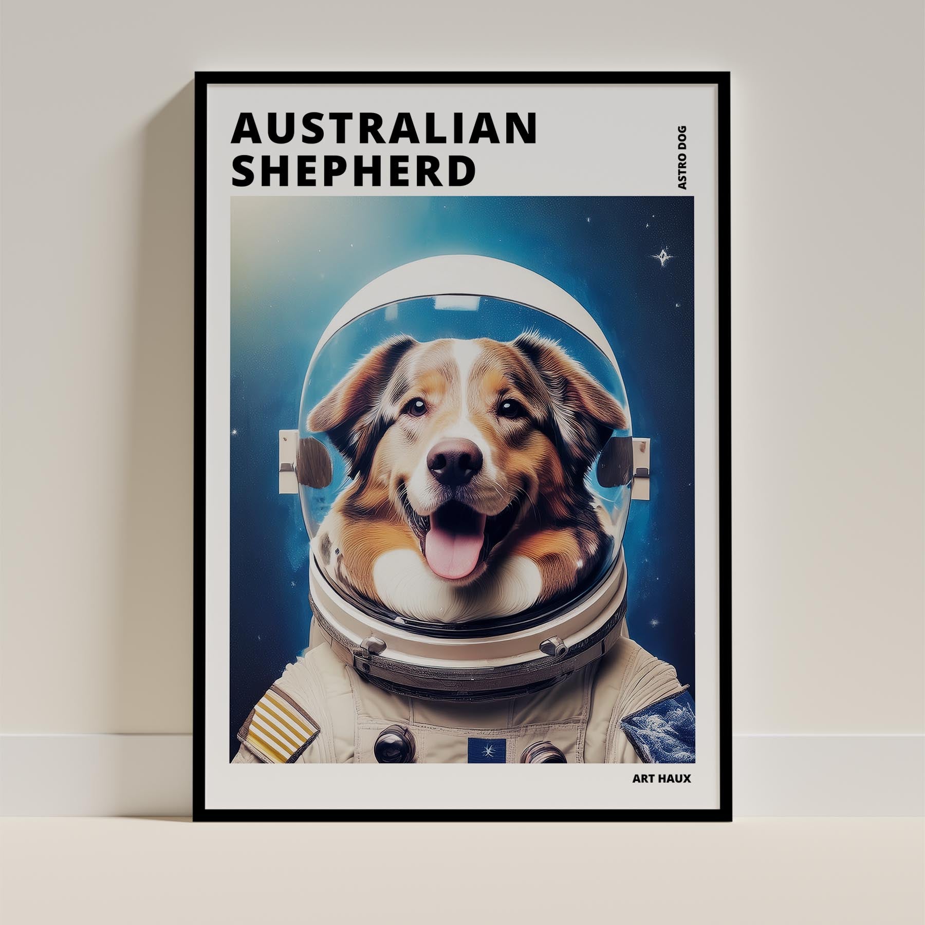 Australian Shepherd Dog Art Print Unframed Vol 2 | 11 Unique Designs | Wall Art Gift for Dog Lovers - Image 3 | Dogsy & Co