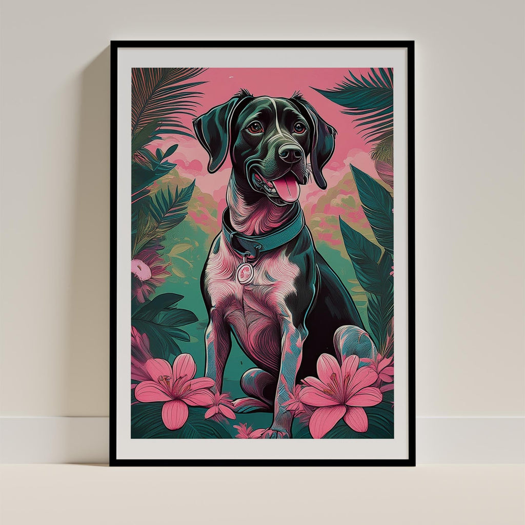 German Pointer Flowery Dog image 11