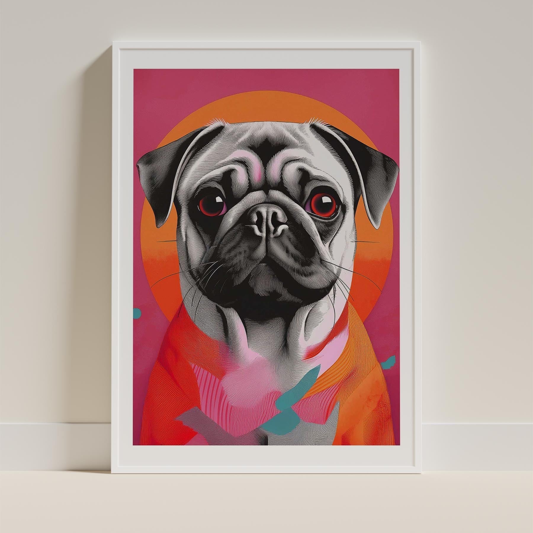 Pug Modern Pop Dog Series image 9