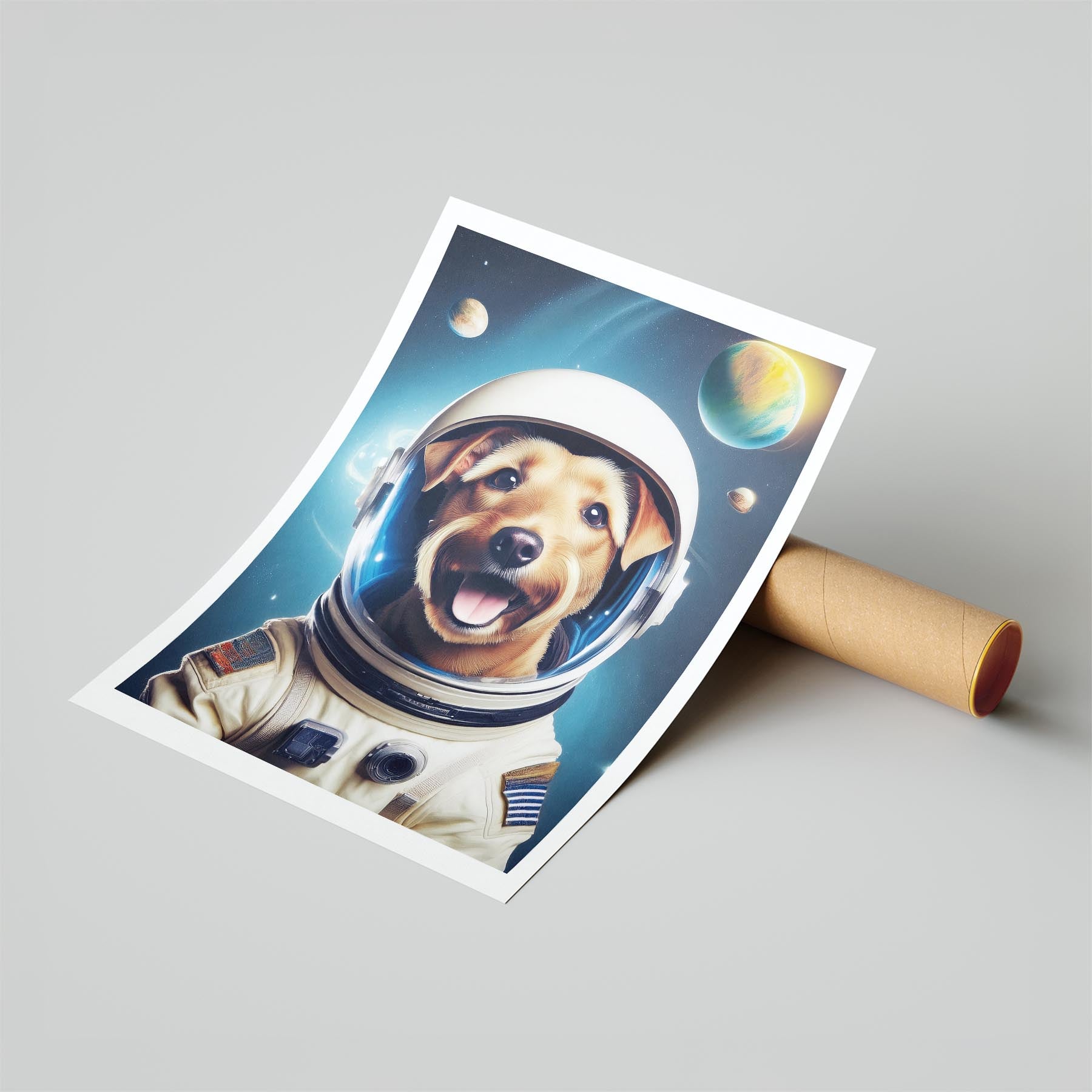 Irish Terrier Astronaut Dog Series image 6