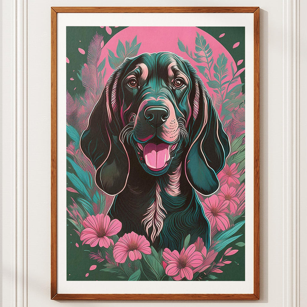 Bloodhound Flowery Dog image 10