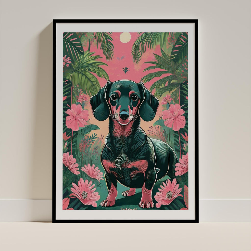 Miniature Dachshund Flowery Dog image 11