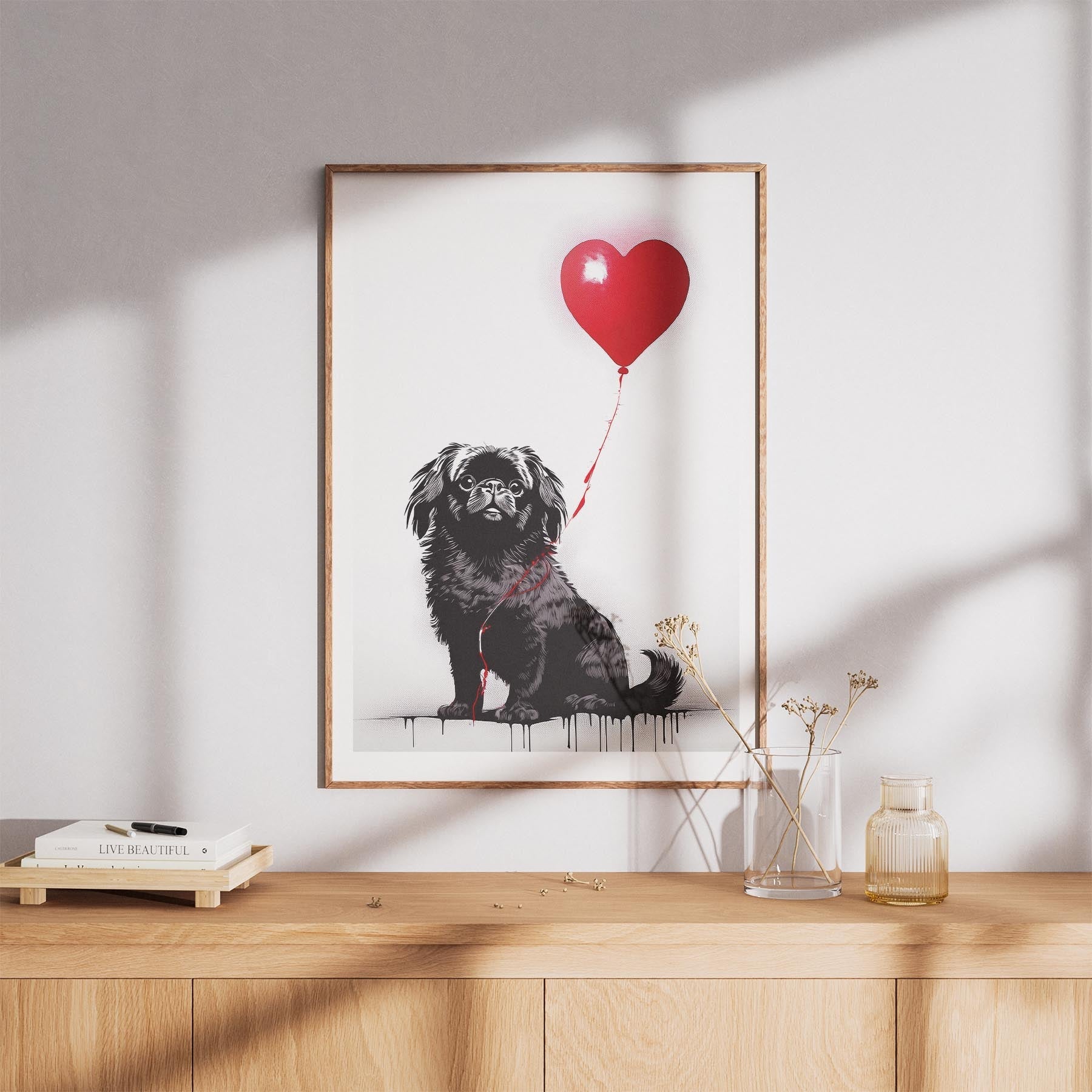 Pekingese DOGSY Series inspired by the Art of Banksy image 8