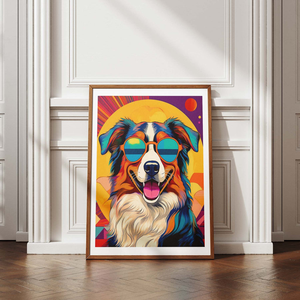 Australian Shepherd In Colourful Sunnies 1 image 4