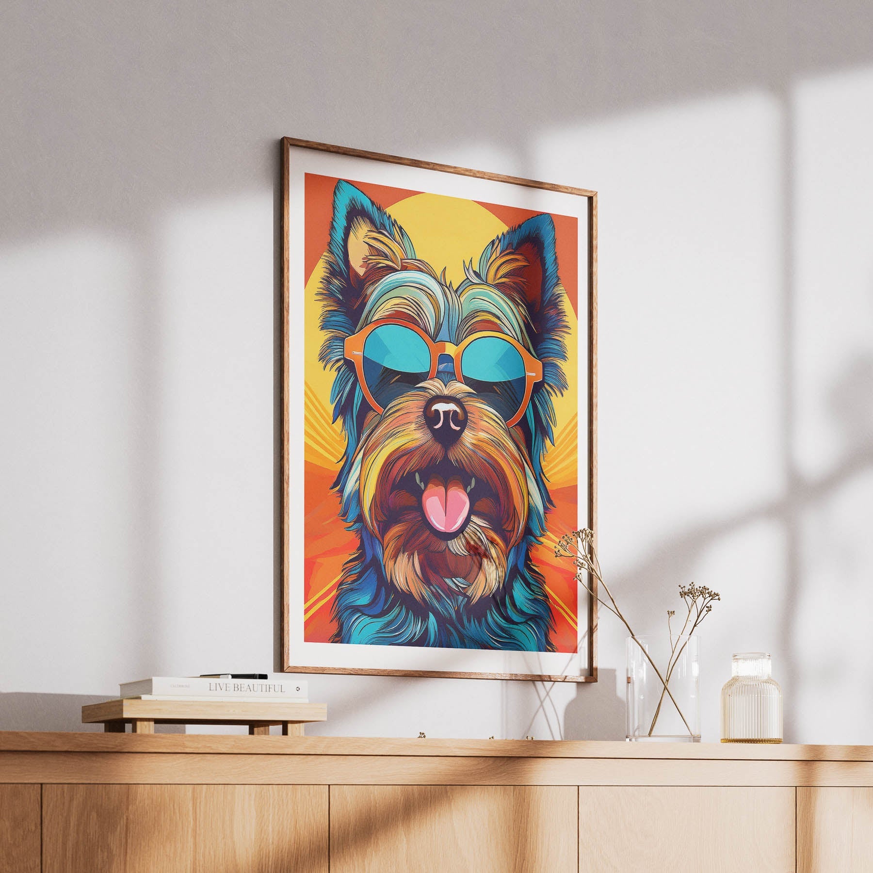 Yorkshire Terrier In Colourful Sunnies 1 image 6