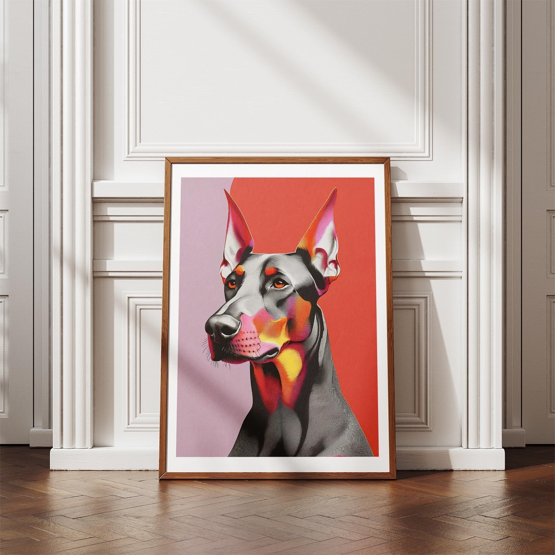 Doberman Modern Pop Dog Series image 4