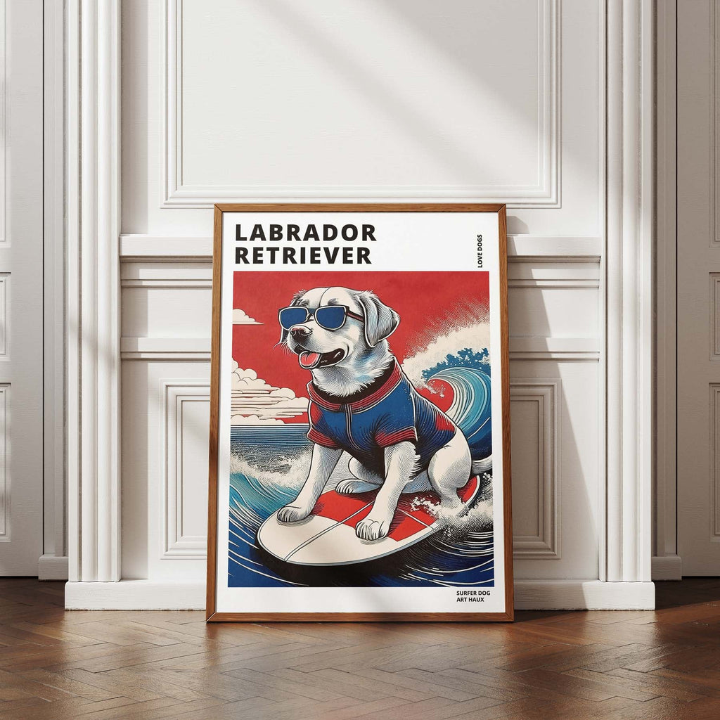 Labrador Retreiver Hokosai Surfer Dogs 2 image 4