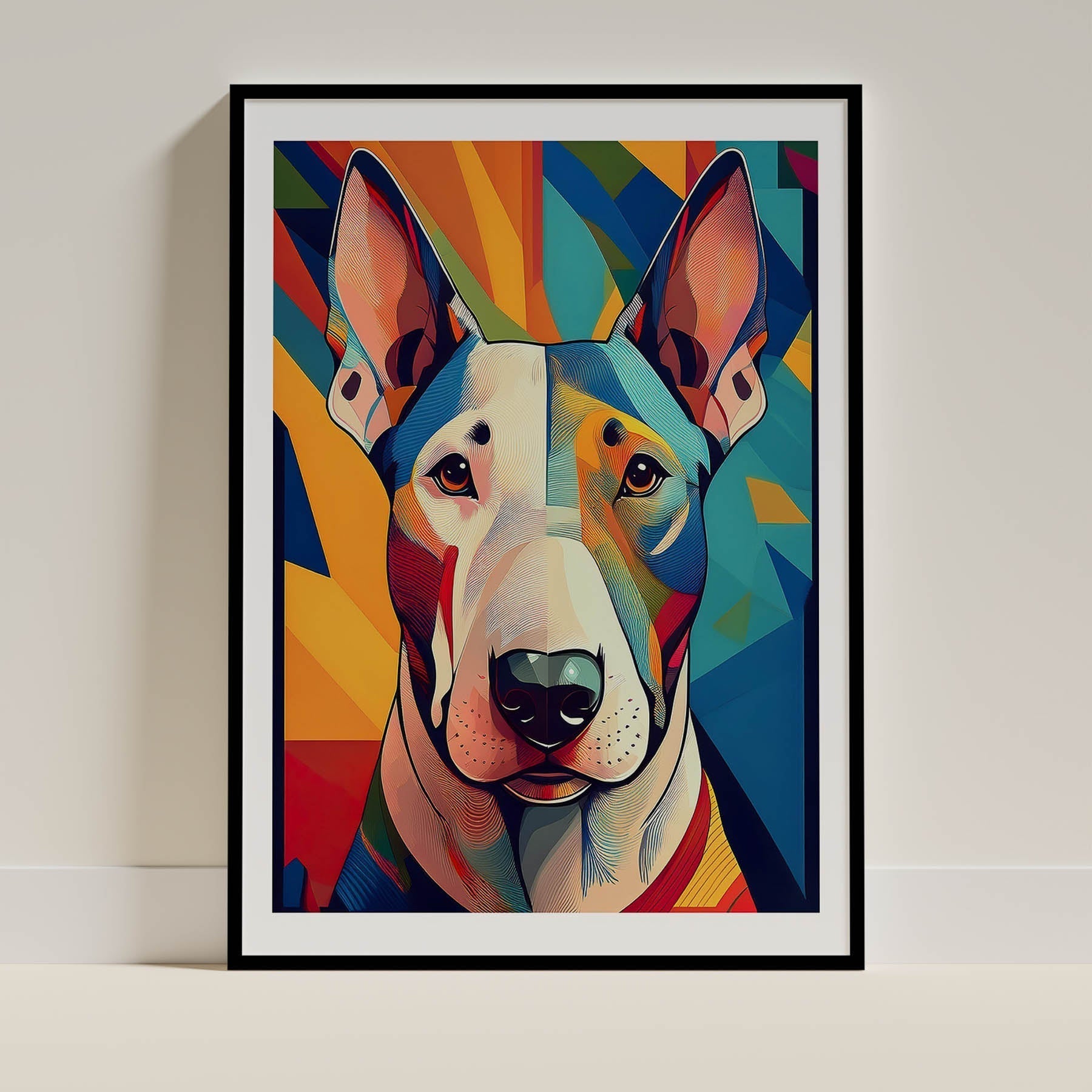 Bull Terrier Dog Art Print Unframed Vol 3 | 7 Unique Designs | Wall Art Gift for Dog Lovers - Image 4 | Dogsy & Co