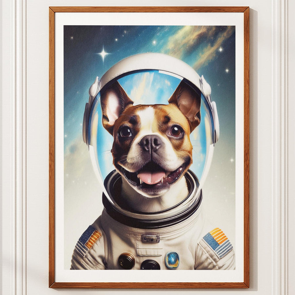 Boston Terrier Astronaut Dog Series image 10