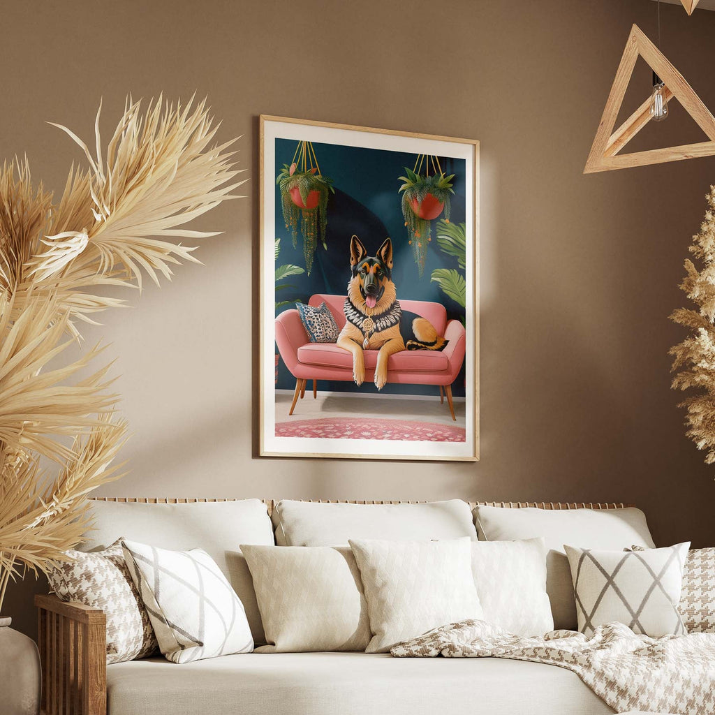 German Shepherd  Just Lounging Around image 5