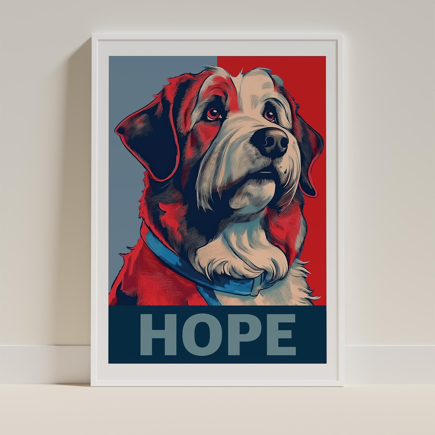 Smithfield Sheepdog HOPE Series Inspired by the Obama Poster image 9