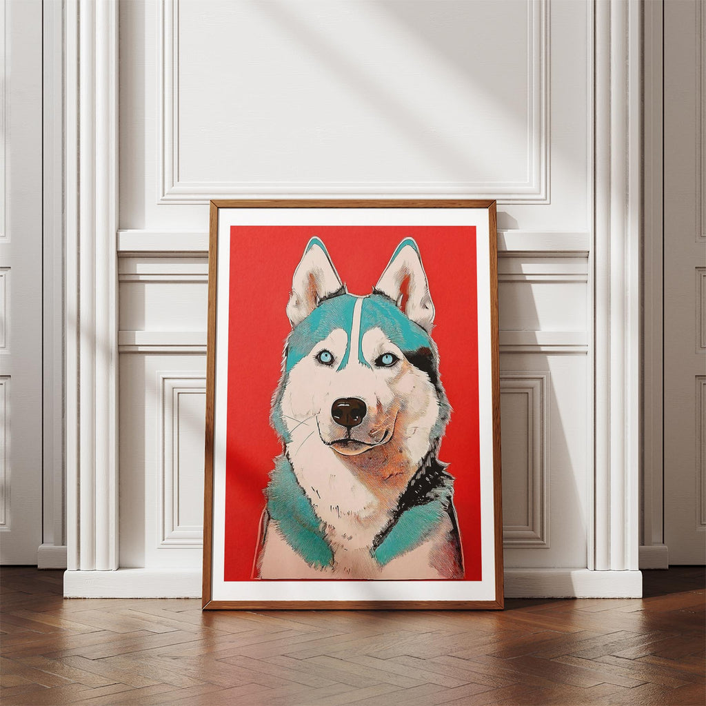 Siberian Husky Red Dog Series image 4