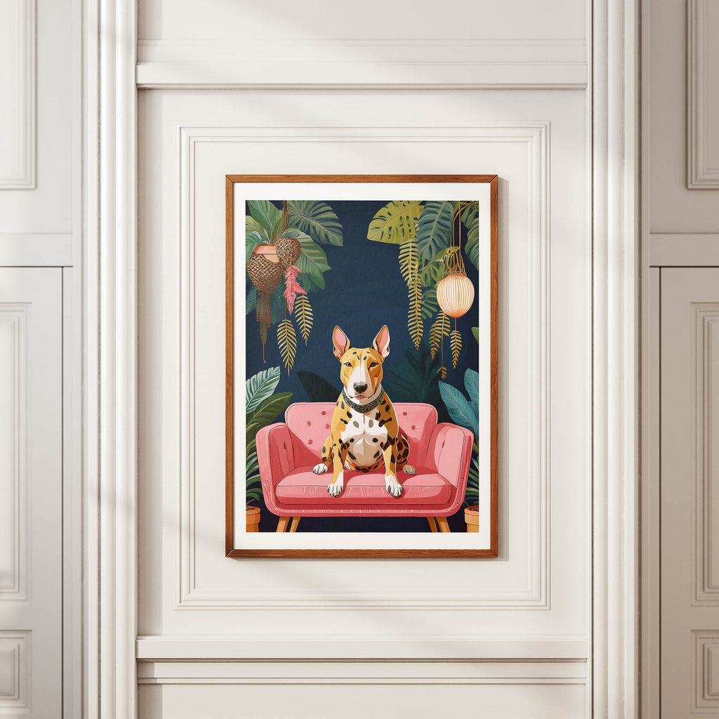 Bull Terrier Just Lounging Around image 2