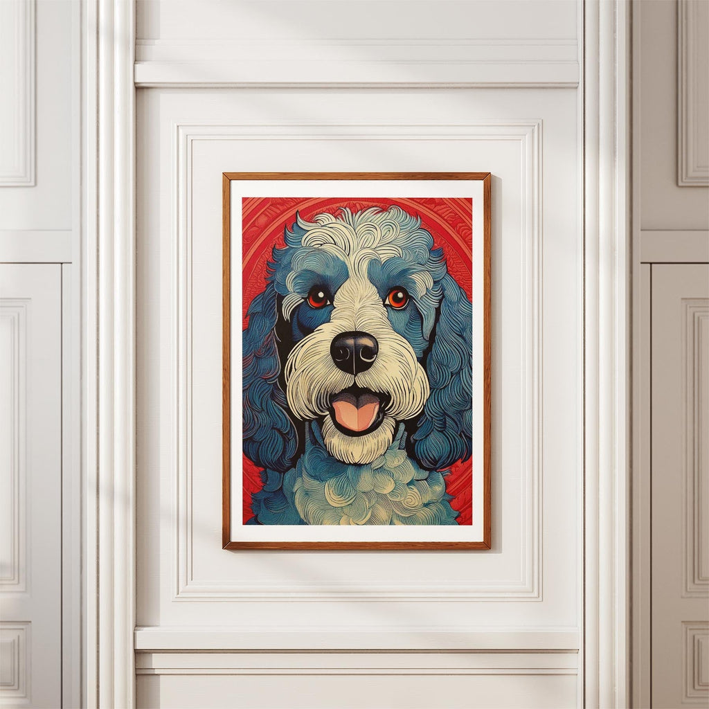 Cavoodle Hokusai Japanese Inspired Dog Series image 3