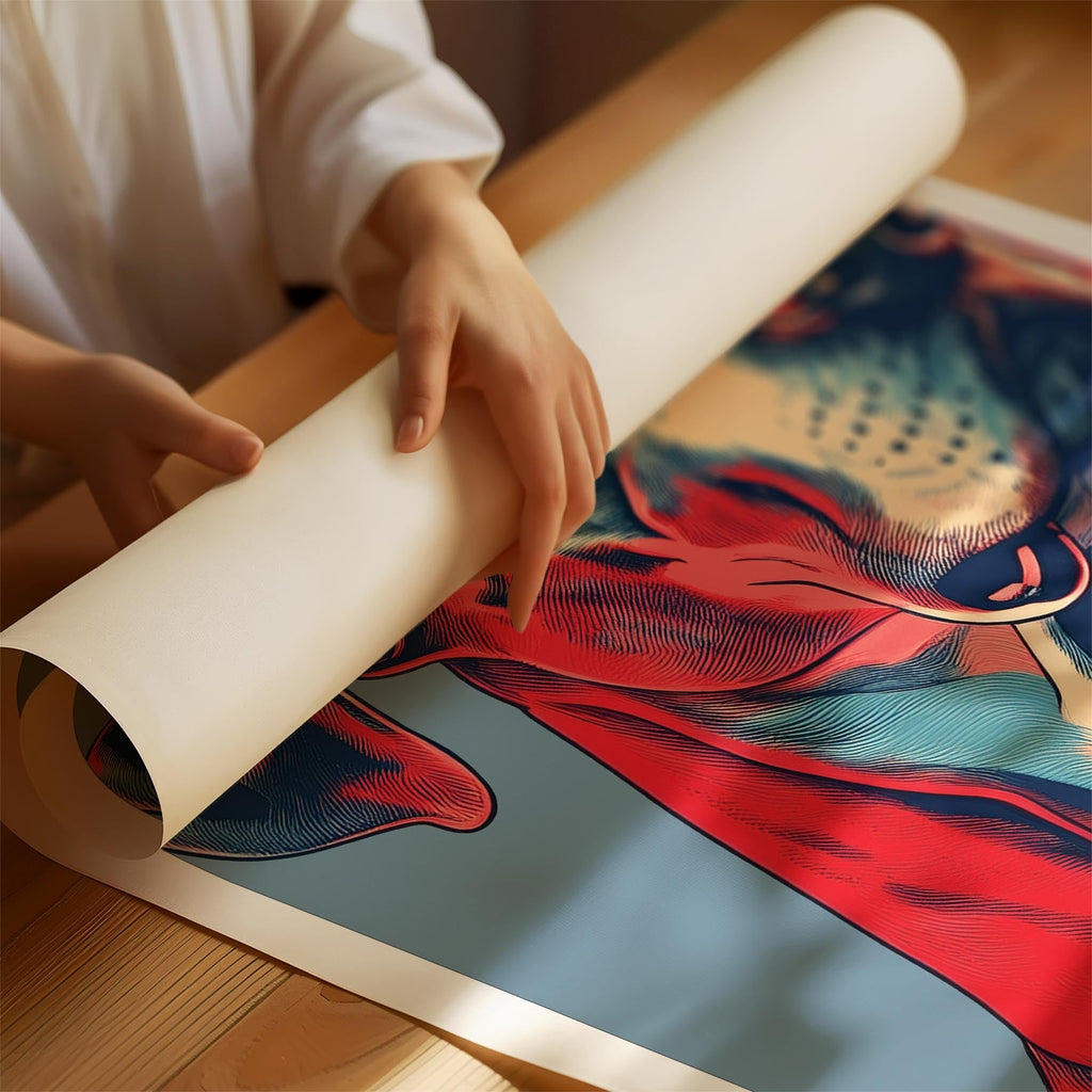 Great Dane LOVE Series Inspired by the Obama Poster image 1