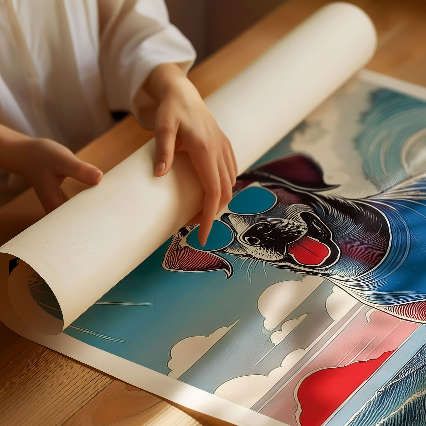 Rhodesian Ridgeback Hokosai Surfer Dogs 1 image 3