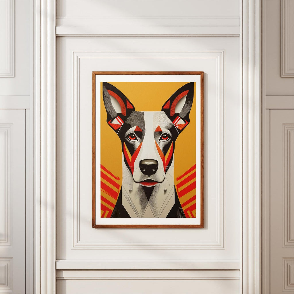 Cattle Dog Geometric Orange Series image 3