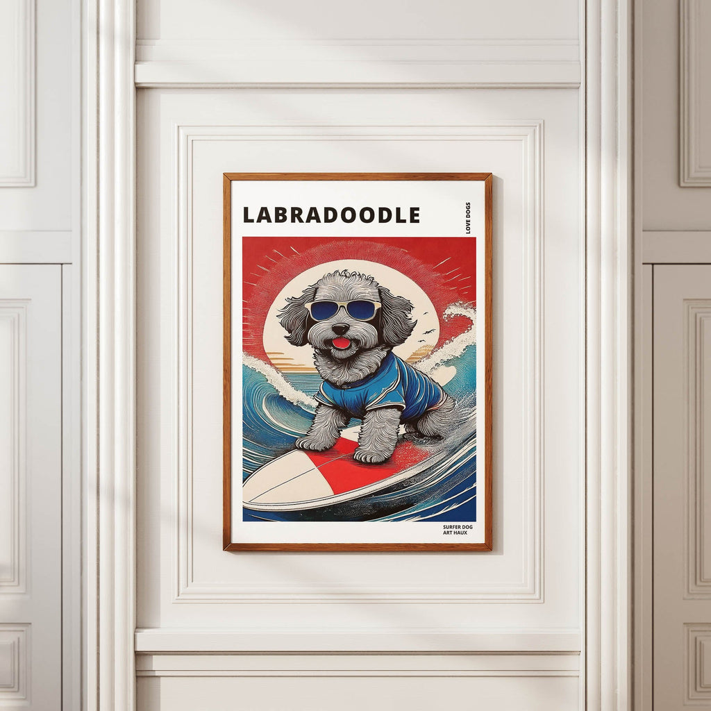 Labradoodle Hokosai Surfer Dogs 1 image 2