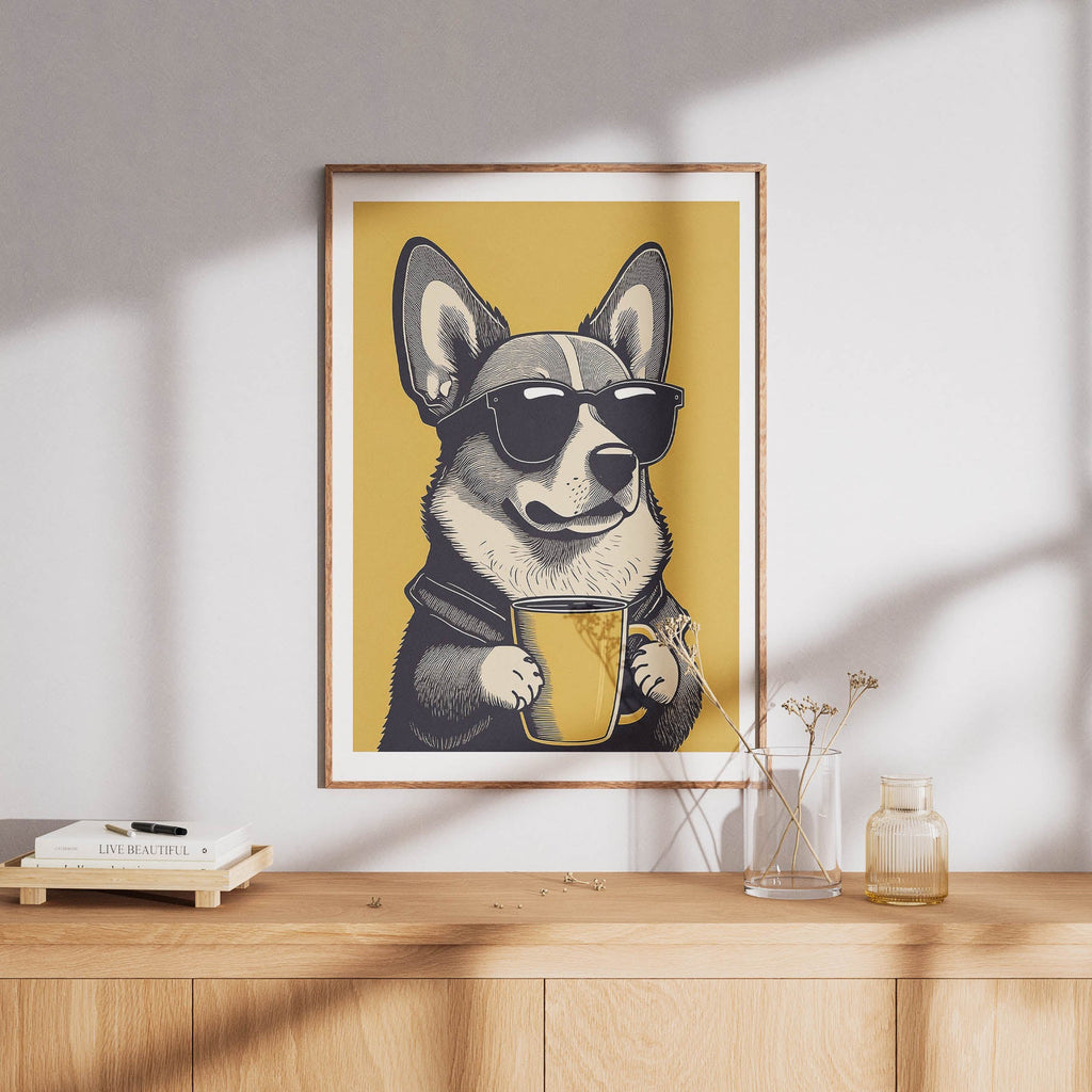 Corgi Chillin Coffee Dog image 8