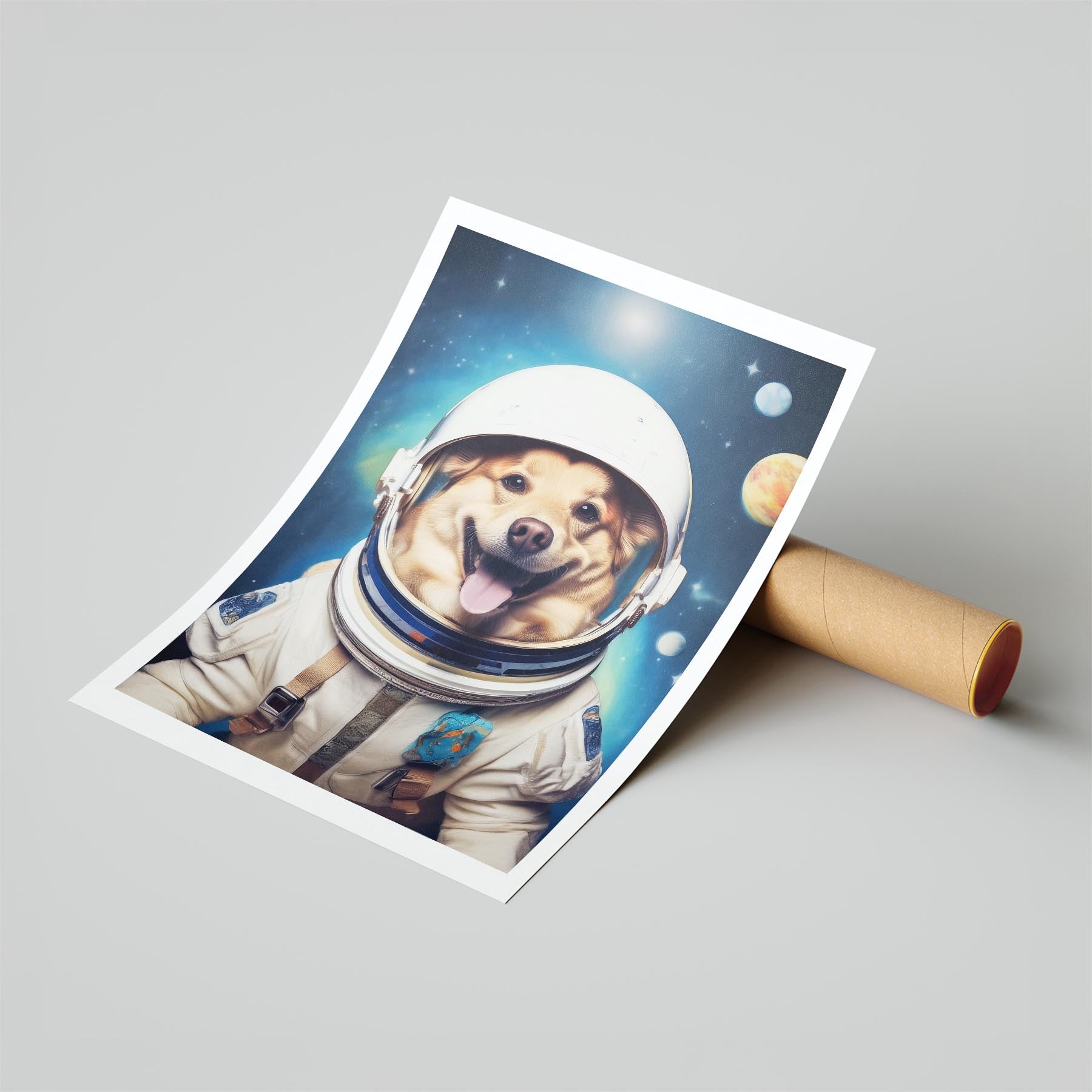German Spitz Astronaut Dog Series image 6