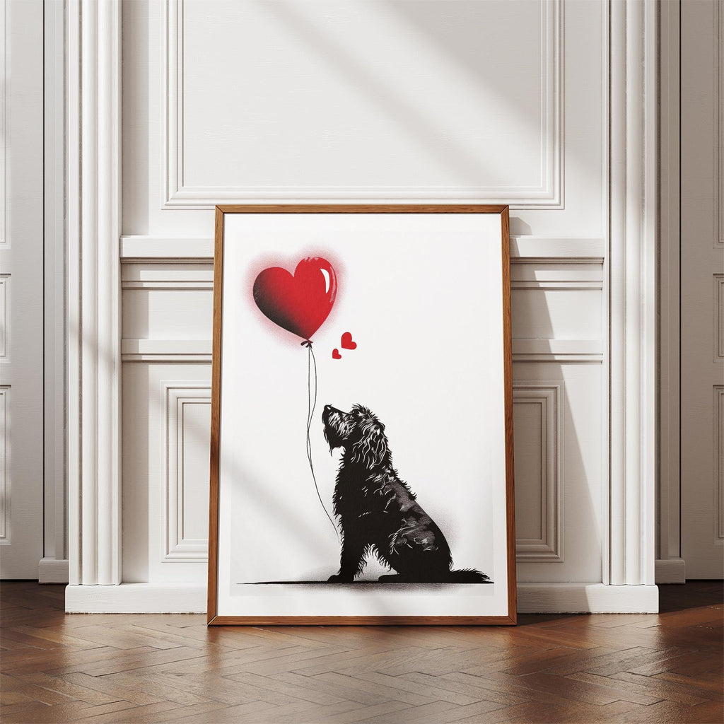 Old English Sheepdog DOGSY Series inspired by the Art of Banksy image 4