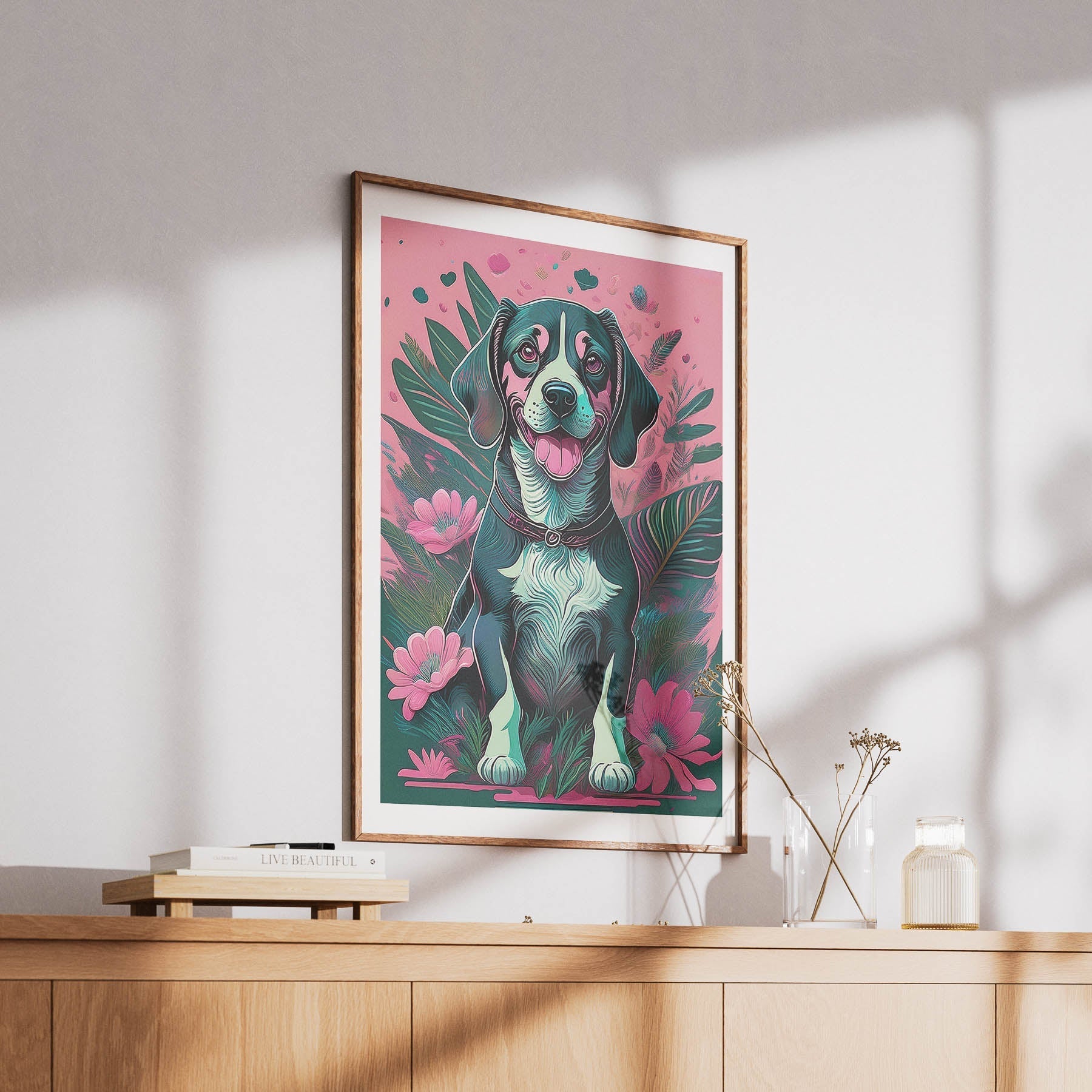 Beagle Flowery Dog image 6