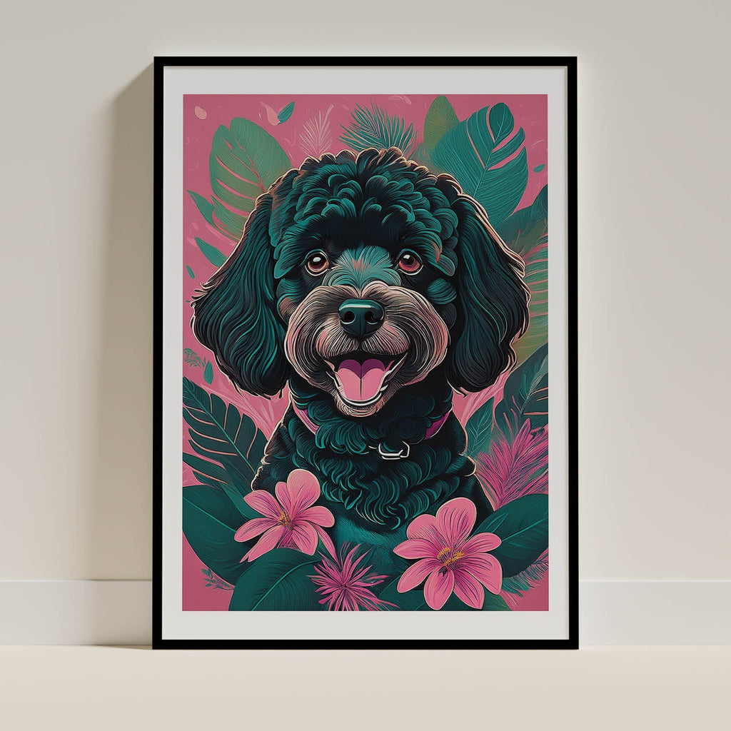 Spoodle Flowery Dog image 0