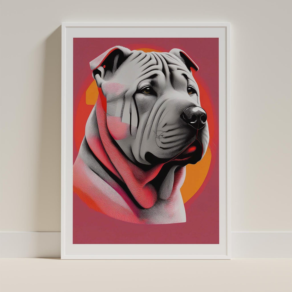 Shar Pei Modern Pop Dog Series image 9