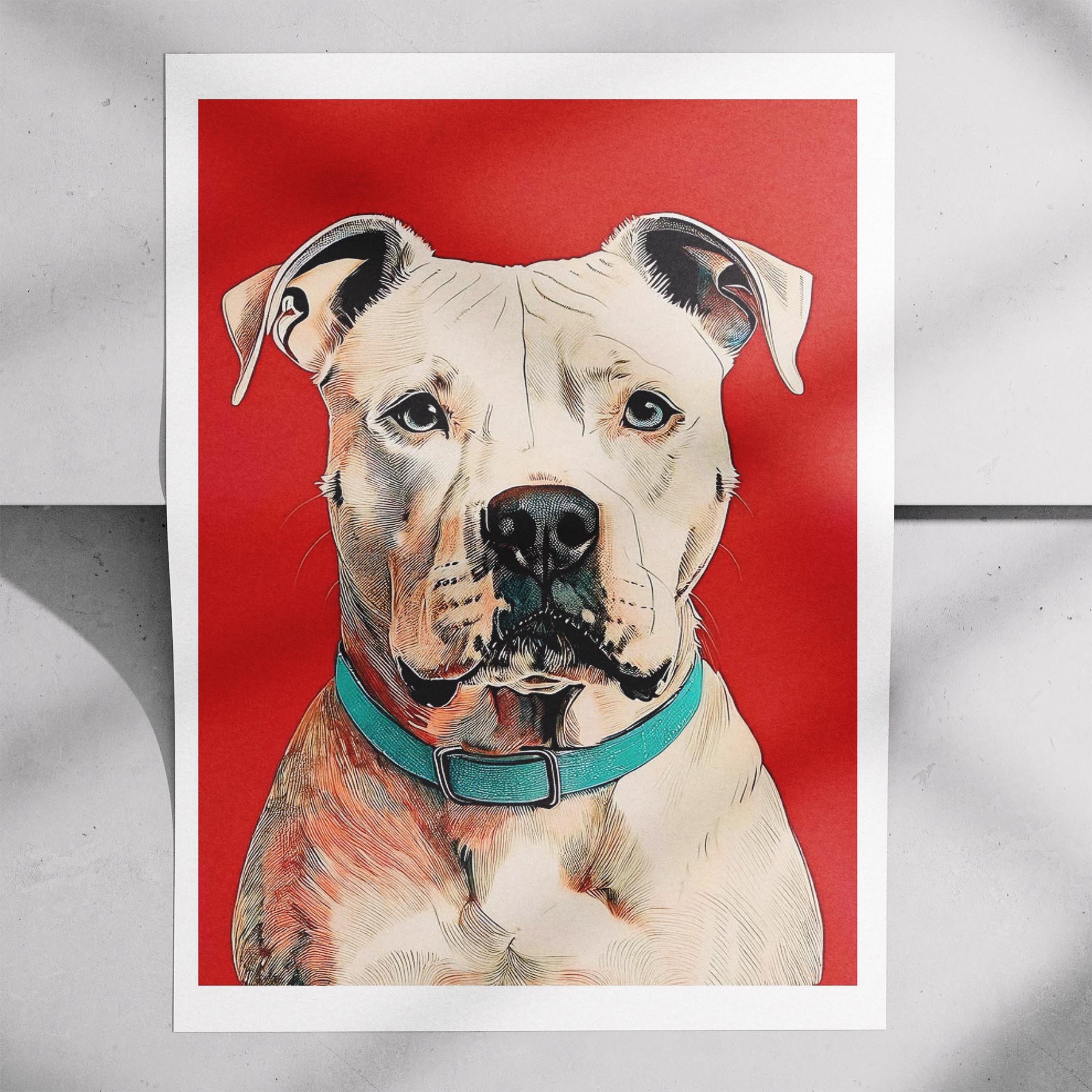 American Pitbull Terrier Red Dog Series image 7