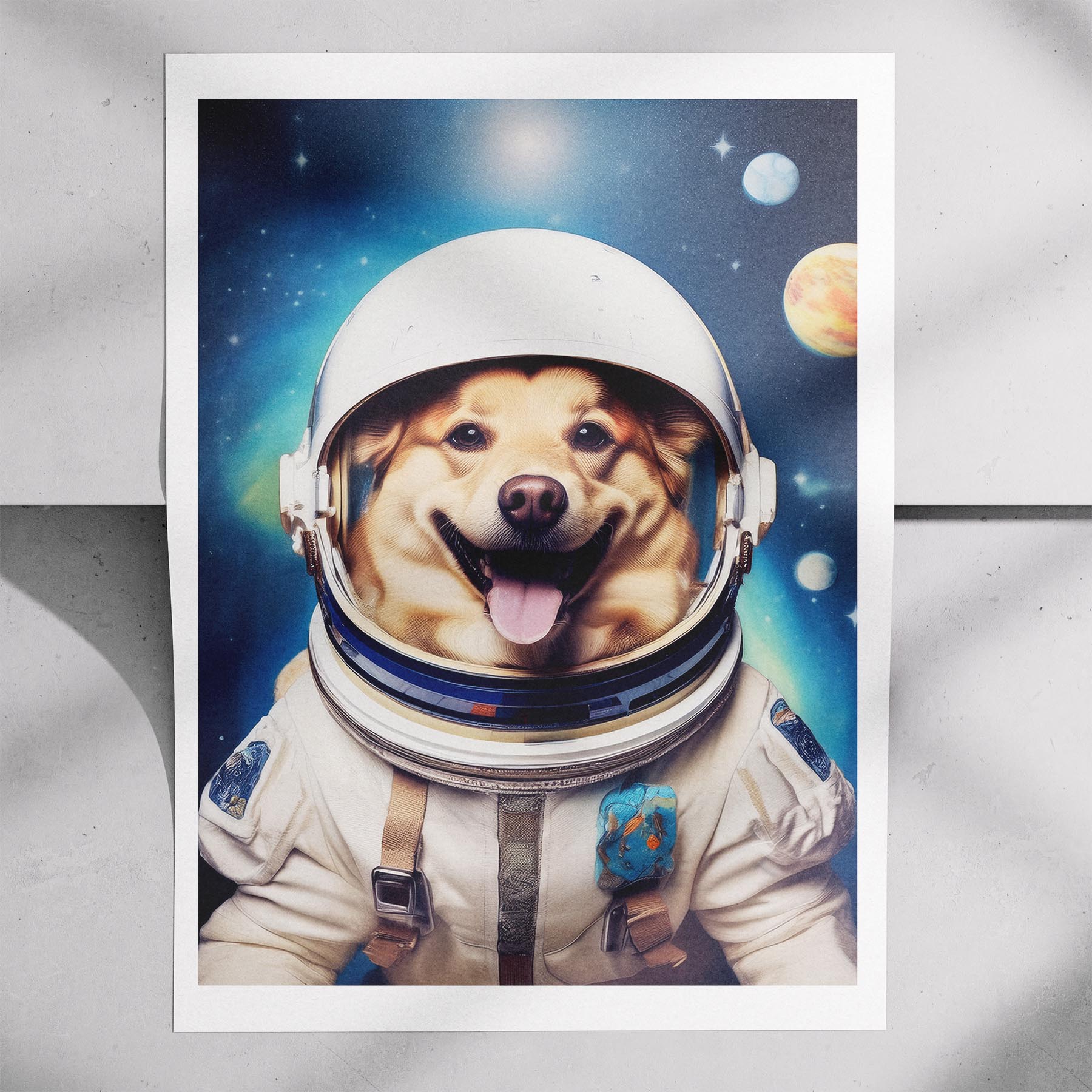 German Spitz Astronaut Dog Series image 7