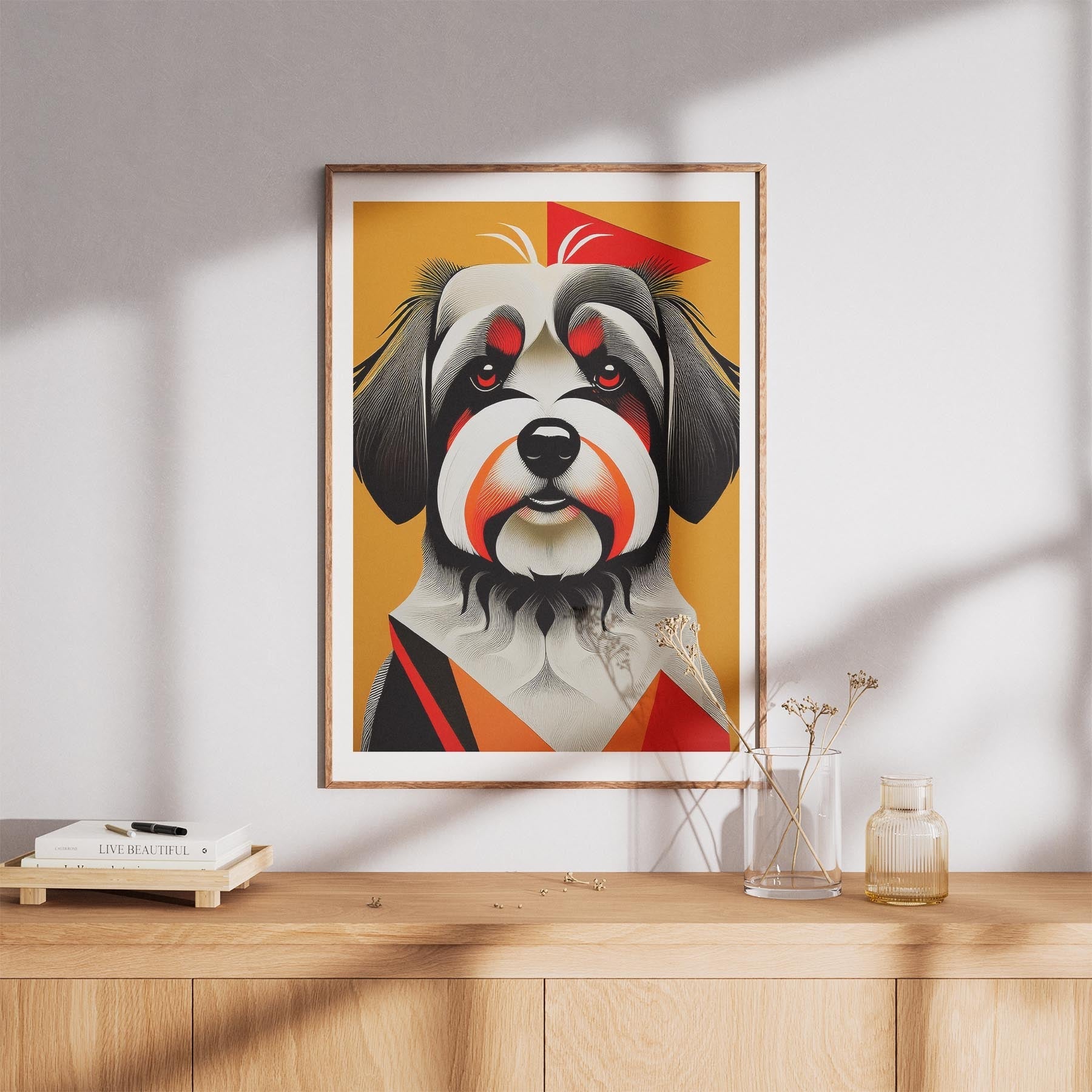 Havanese Geometric Orange Series image 8