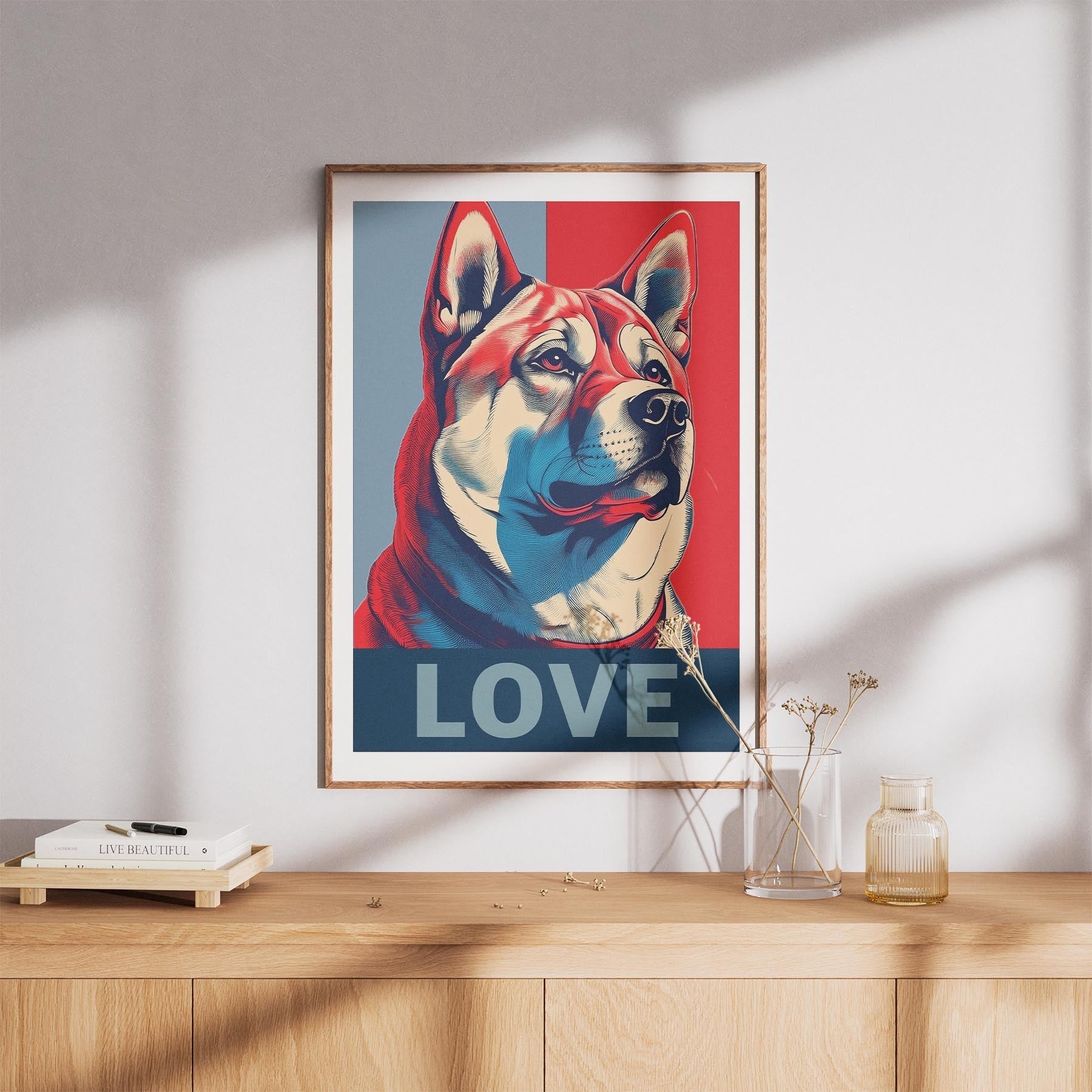 Akita Inu LOVE Series Inspired by the Obama Poster image 8