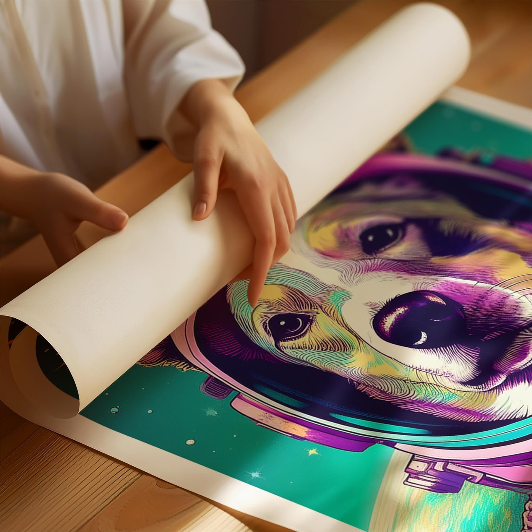 Cattle Dog Space Dogs Series image 1